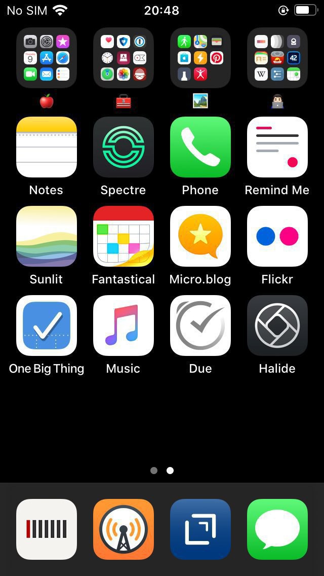 Screenshot of my iPhone SE as of the time of publishing.
